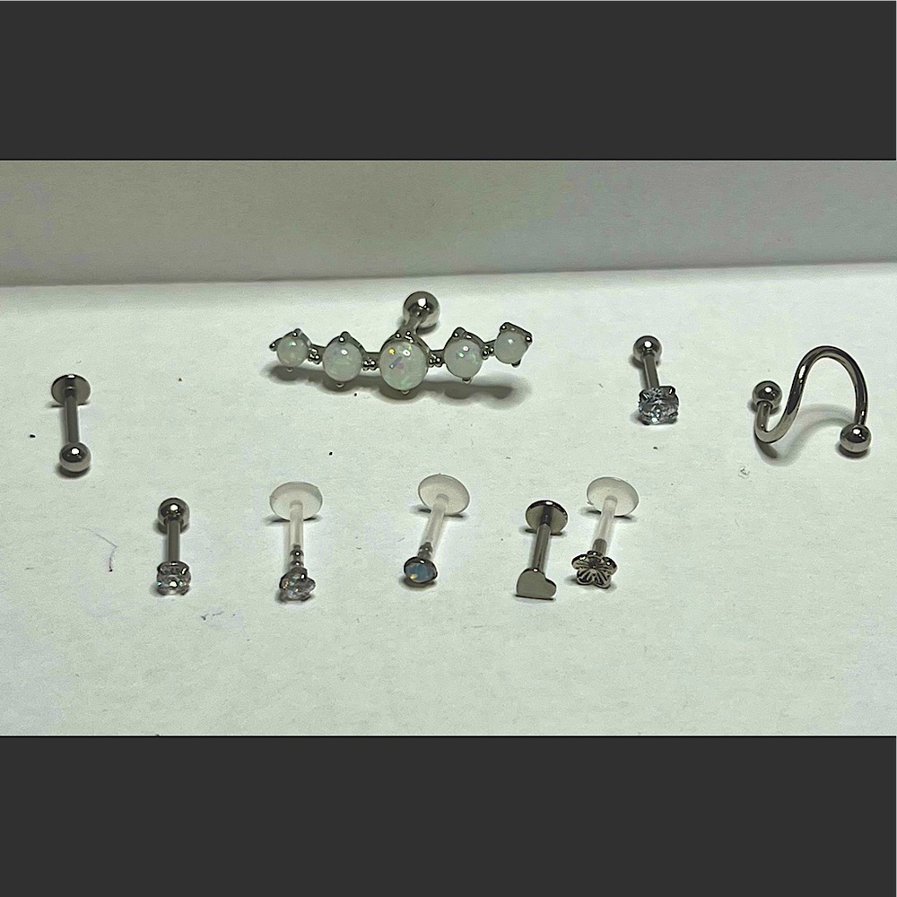 Tragus/Cartilage Threadless Lot